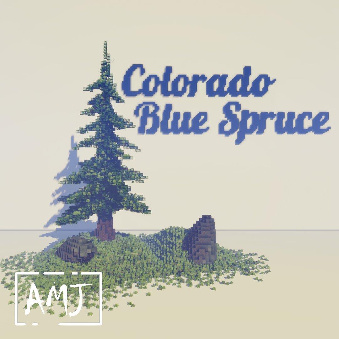 Fdeeees's tweet photo. Making a new species of tree every day for 30 days
(27/30): Colorado Blue Spruce
#Minecraft #MinecraftTrees #CustomTrees https://t.co/7uOS7hwADi