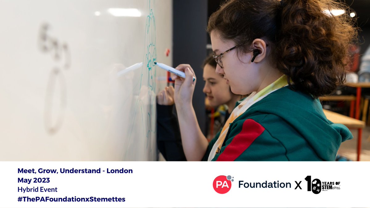 Stemettes's tweet photo. Join us 30th May to grow your network &amp; gain valuable industry insights from incredible role models! 🤩🚀

🔬 Imogen - Chemical Engineer
💻 Mei - Cloud Solutions Architect
💼 Kaitlin - Member of Career Changers Scheme w/PA

🔗 https://t.co/EhxZKuIxxy

#ThePAFoundationxStemettes https://t.co/FR3yPl7gBZ