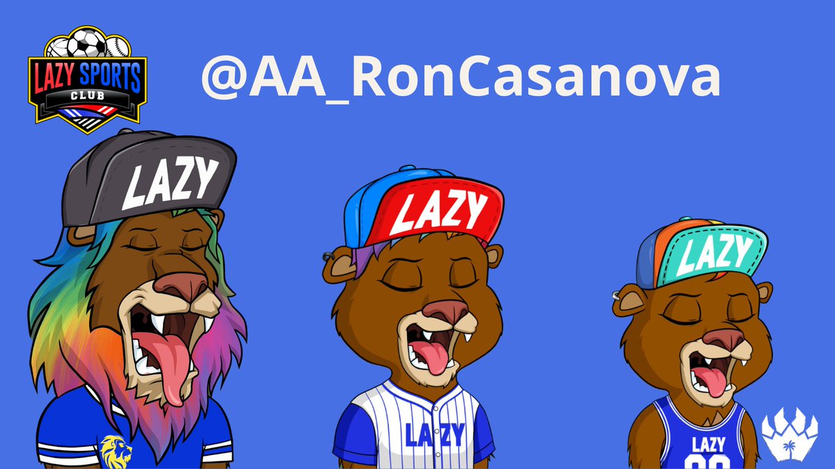 Leaders Dont Run When Times Are Hard! 
The #NFT Market May Be Down, But It Is Not Dead! 

#NFTs Will Improve So Many Out of Date &amp; Out of Reach Experiences! 
I Truly Believe This And Am Here To Stay!

Im Excited to Build #IP with my #newpfp from <a href="/LazyLionsNFT/">Lazy Lions 👑</a>🦁
#LazySports #ROAR