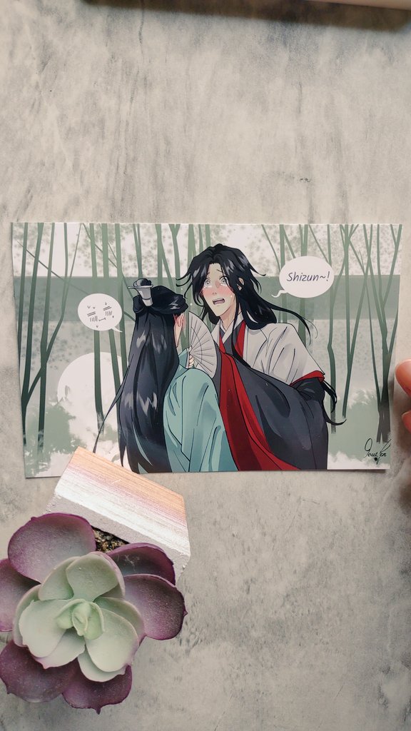9outofPen's tweet photo. New Bingqiu postcard is live in my online shop!! ✨ Binghe making a scene, as usual 

Click the link in my bio and check it out!
#svsss #ScumVillainsSelfSavingSystem https://t.co/Hlxedh3vx1
