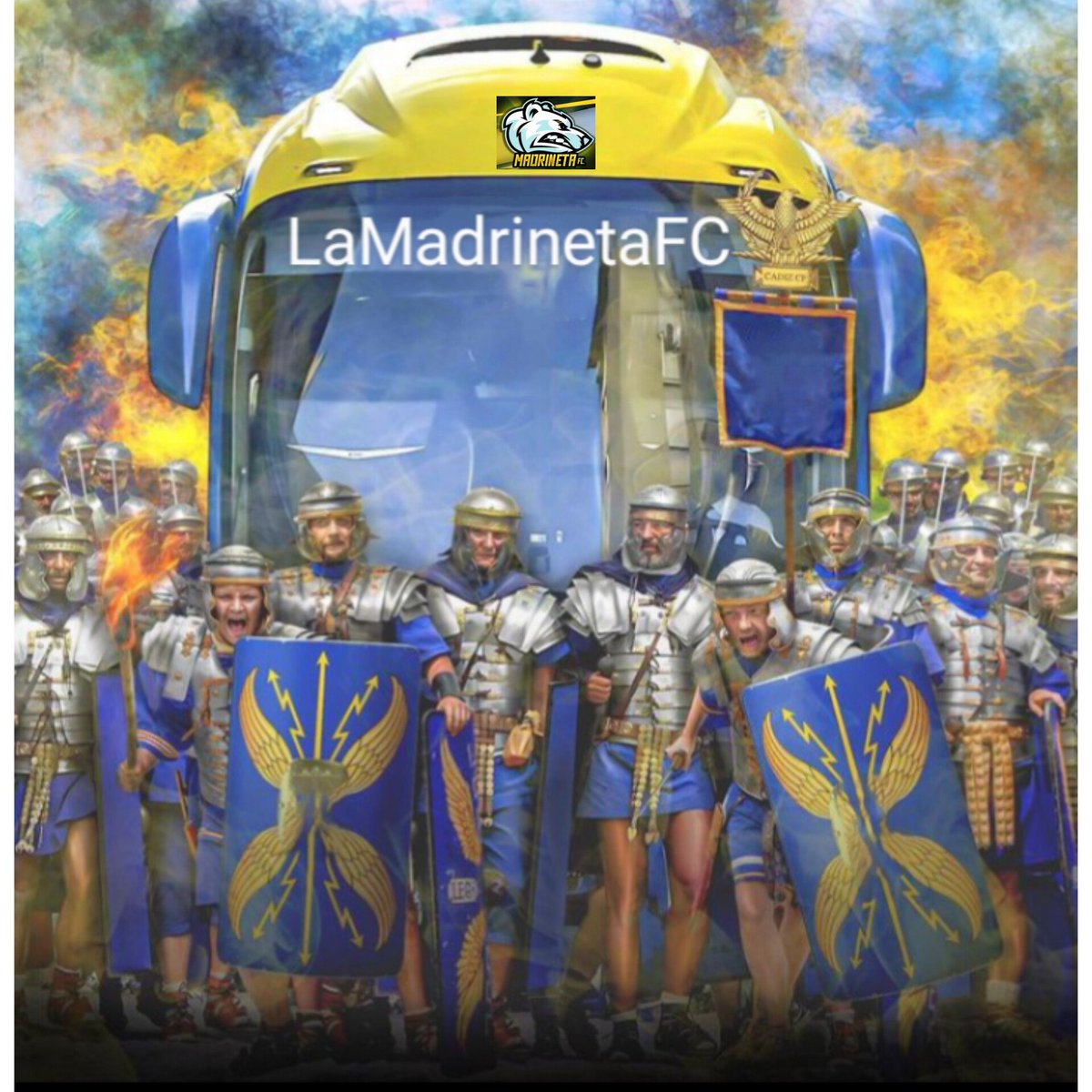 Todo el que conoce a este equipo  y a esta familia sabe que aqui vamos todos a una si te metes con uno te metes con todos. 
Vamos a demostrar que somos un equipo ganador que somos un equipo que va hacer historia 
Somos la @LaMadrinetaFc equipo de FINALES🤞🏆