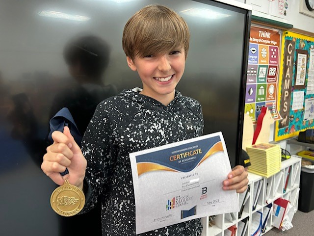 Congrats to Fry Elementary 5th grader, Lucas, who placed first in Illinois in the Stock Market Game™ An online simulation of the global capital markets that engages students grades 4-12 in the world of economics, investing and personal finance.
<a href="/ipsd204/">Indian Prairie 204</a> <a href="/ilbanker/">Illinois Bankers</a>