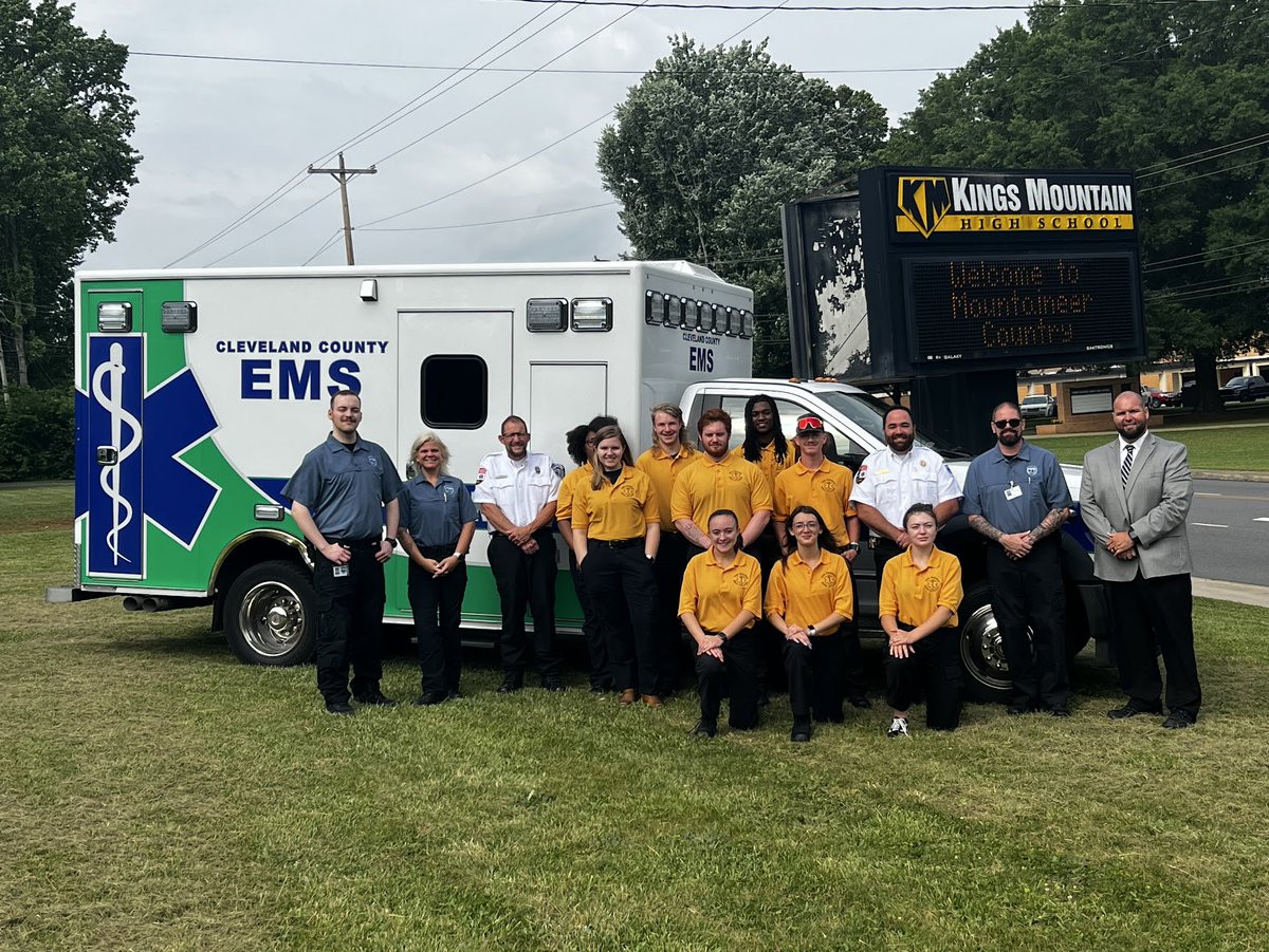 Cleveland County CTE (@cteccs) on Twitter photo Join us in congratulating the first class of EMT graduates with Cleveland County Schools. We're proud of these students and teachers. It's been a great first year!
<a href="/CleveCoSchools/">ClevelandCountySchs</a> #cteworks Join us in congratulating the first class of EMT graduates with Cleveland County Schools. We're proud of these students and teachers. It's been a great first year!
<a href="/CleveCoSchools/">ClevelandCountySchs</a> #cteworks
