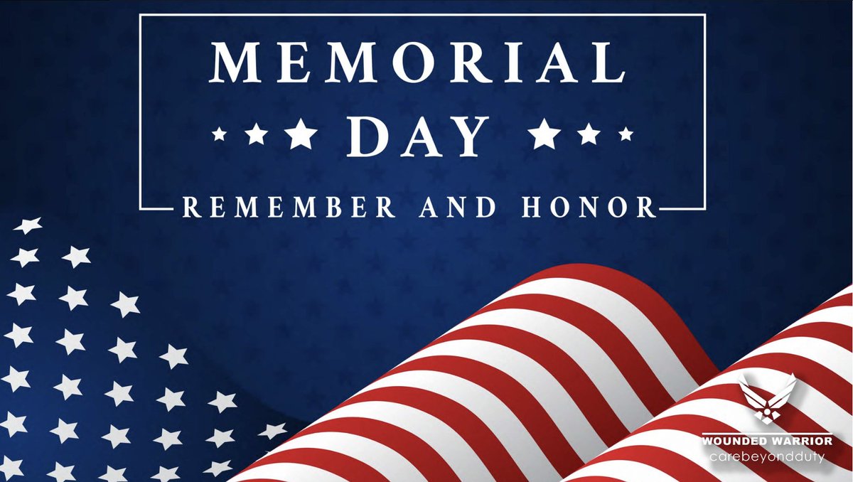 Did you know that there are only 2 holidays that recognize the commitment of members who serve in the U.S. military?
Today, we honor those who lost their lives while defending this country. We will always remember. #MemorialDay