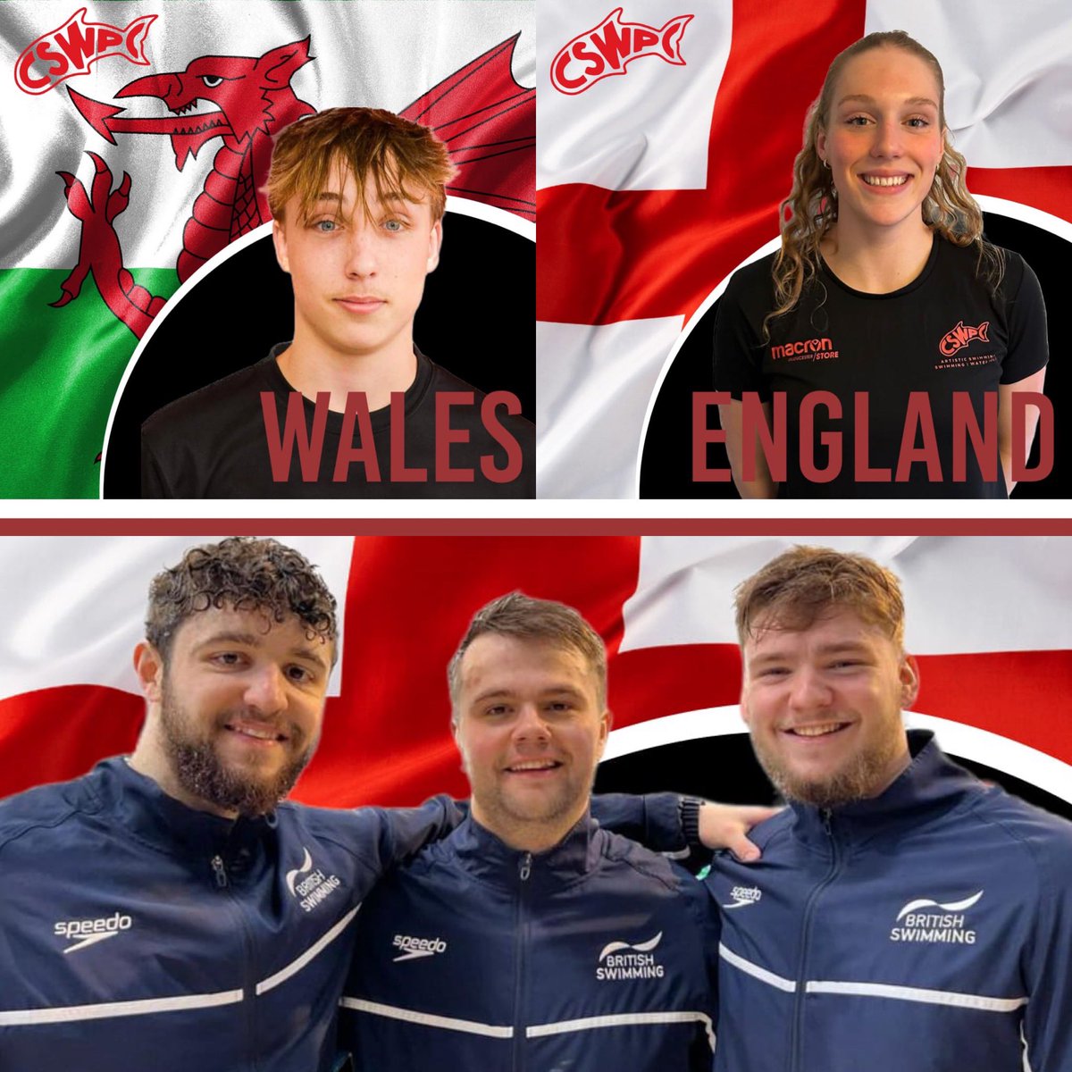 Good luck to all the Cheltenham athletes heading to Dublin this weekend to take part in the Home Nations Water Polo Tournament! England Men Rudi Polster, Tom Hunt and George Davis 🏴󠁧󠁢󠁥󠁮󠁧󠁿 England Amelie Perkins 🏴󠁧󠁢󠁥󠁮󠁧󠁿 Wales Toby Chilcott 🏴󠁧󠁢󠁷󠁬󠁳󠁿 #waterpolo