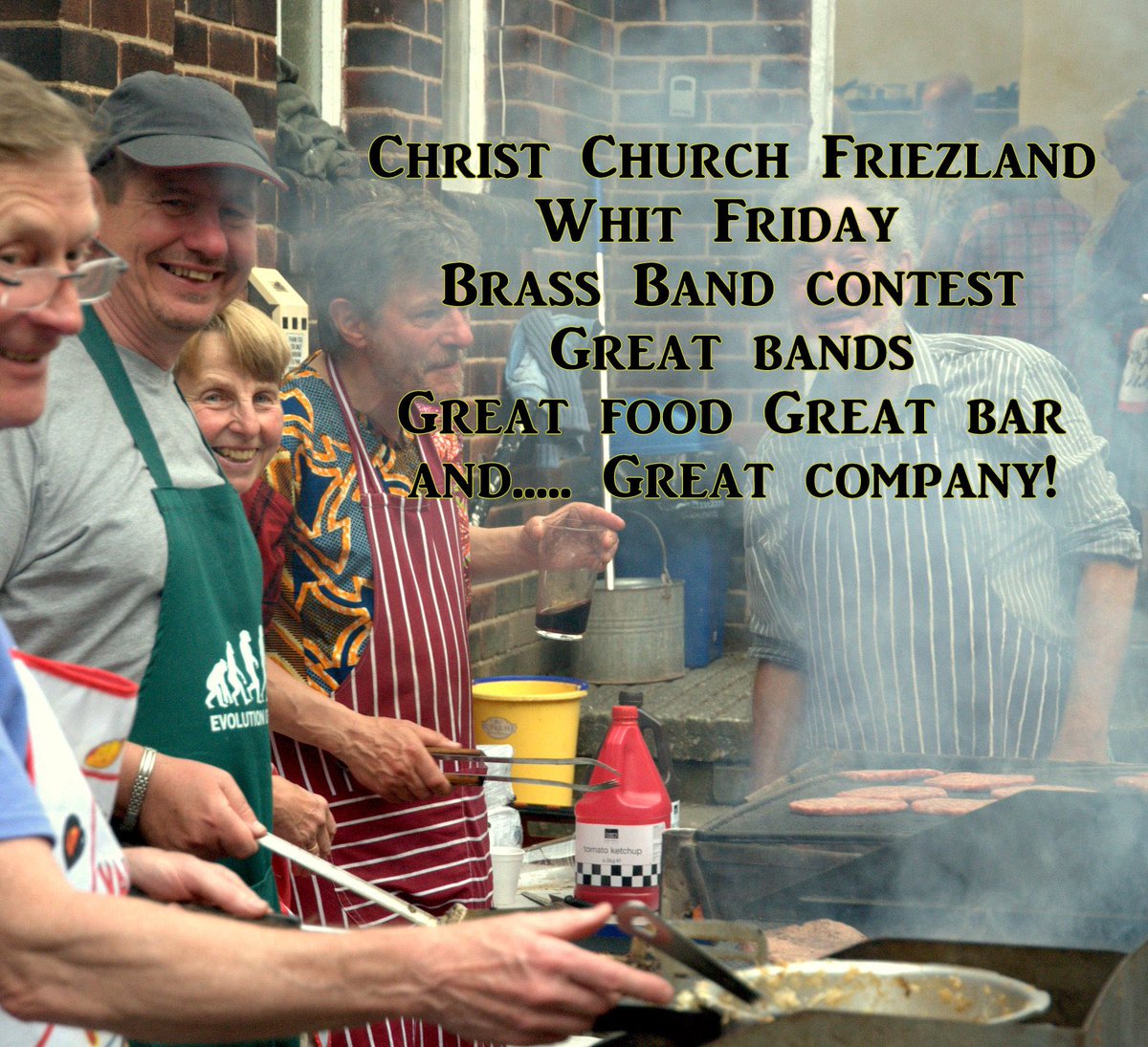 On Whit Friday at Friezland contest we will be operating a ‘fast track’ service at the BBQ for bands!