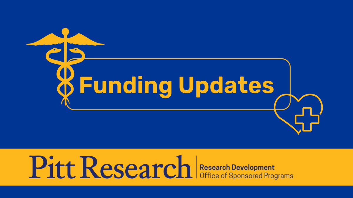 PittGrantsDev (@pittgrantsdev) on Twitter photo Funding updates for our colleagues in Biomedical Research: pivot.proquest.com/curated_opps/3… <a href="/PittHealthSci/">Pitt Health Sciences</a> <a href="/PittICRE/">Pitt Institute for Clinical Research Education</a> <a href="/PittSHRS/">Pitt SHRS</a> <a href="/UPittNursing/">Pitt Nursing</a> <a href="/PittCMMR/">PITT CMMR</a> Funding updates for our colleagues in Biomedical Research: pivot.proquest.com/curated_opps/3… <a href="/PittHealthSci/">Pitt Health Sciences</a> <a href="/PittICRE/">Pitt Institute for Clinical Research Education</a> <a href="/PittSHRS/">Pitt SHRS</a> <a href="/UPittNursing/">Pitt Nursing</a> <a href="/PittCMMR/">PITT CMMR</a>