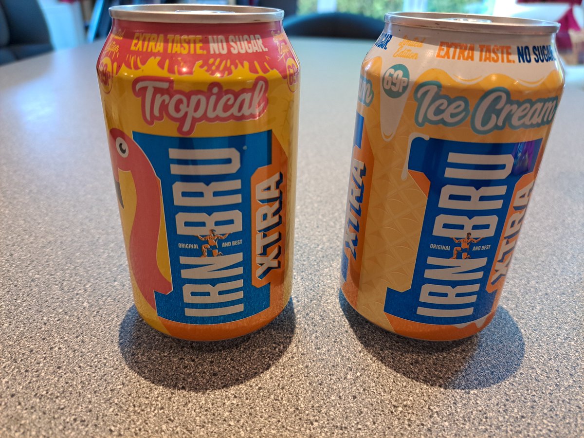 Sent my son to the village shop for a pint of milk last night and he also came back with these 2 cans! ... Not sure if Irn Bru should be messed with😀
#BusEd #ProductLifeCycle #theicecreamflavourisminging