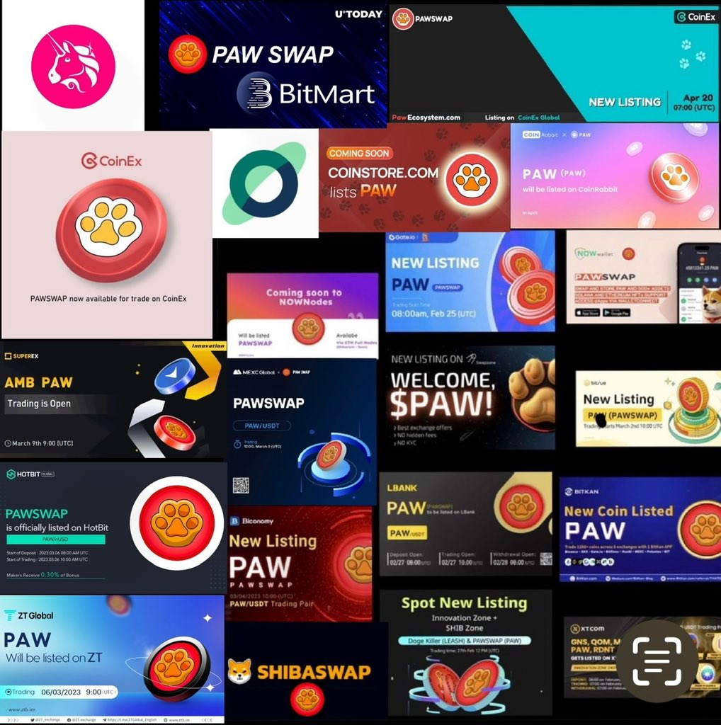 #Pawfamily let’s not forget what we have accomplished in a short amount of time!!! $Paw is only beginning💯✔️#Pawswap
SO MUCH more coming!! Stay tuned my Frens👊

pawecosystem.com