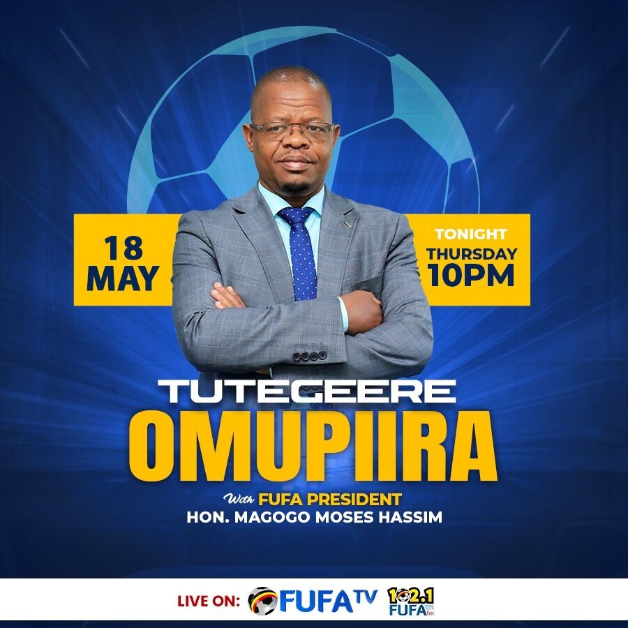 On-air: @tendonicktah Musoke and Hon. @MosesMagogo are live on both the #HomeOfUgandanSport & #TheFootballRadio with #TutegeereOmupiira.