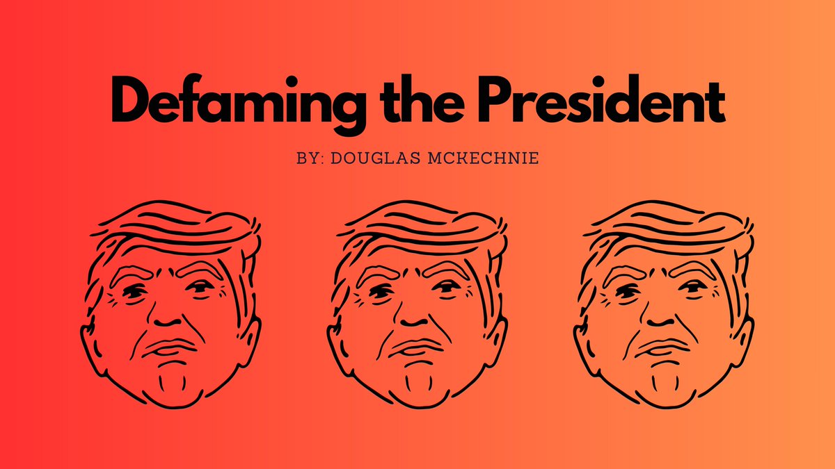 Doug McKechnie writes, "[o]nly with utter freedom to criticize a President are the people able to form their personal and collective judgment as to who should occupy the most consequential and impactful public office in the United States." 

Read here!

open.mitchellhamline.edu/mhlr/vol49/iss…
