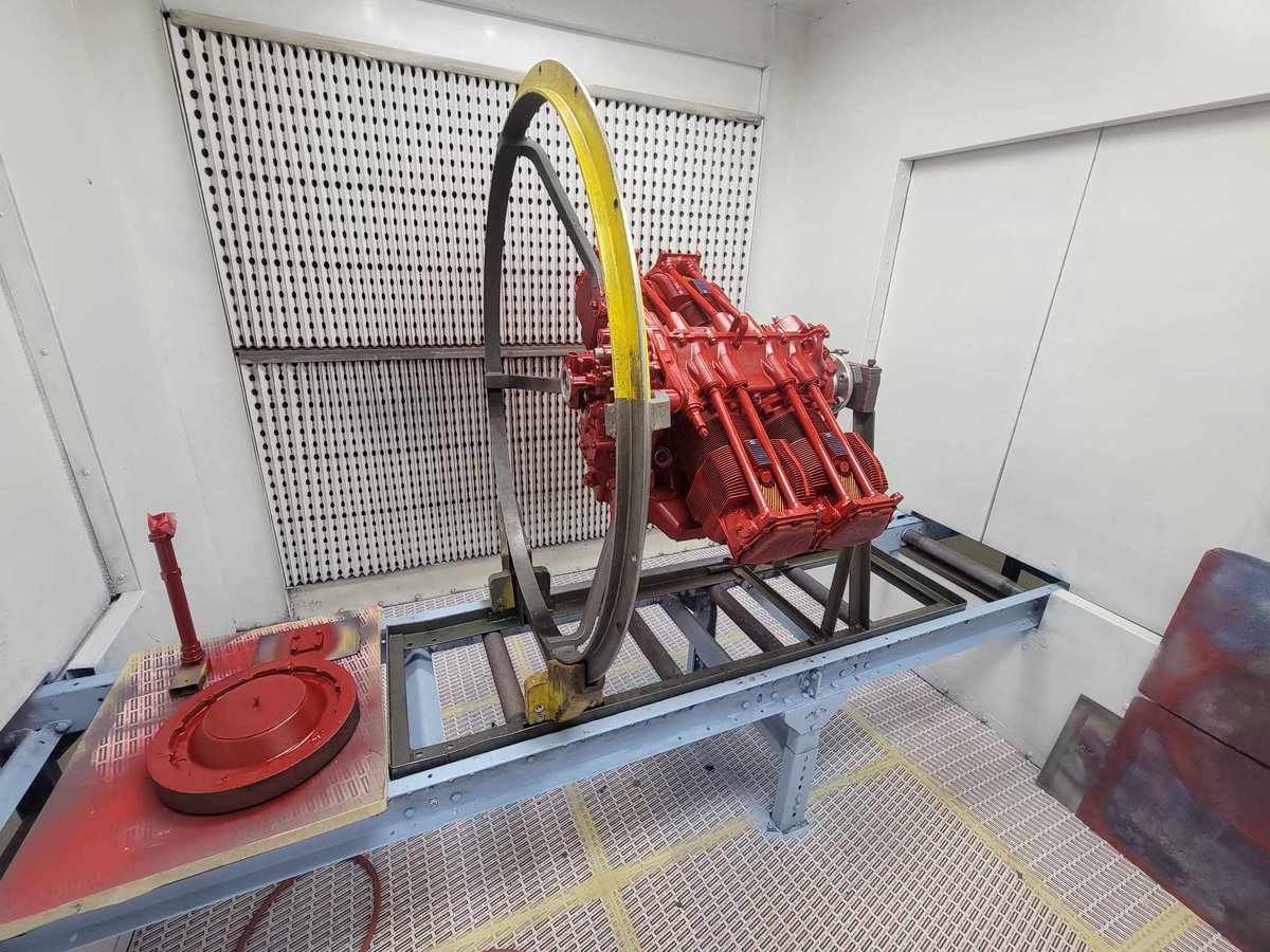 LycomingEngines's tweet photo. We’ve got a nice Lycoming Red Thunderbolt Engine in the works for today’s #ThunderboltThursday!
Find out more about our Thunderbolt Engines at https://t.co/HNt39Kf6Vg
.
.
.
#ThunderboltThursday #ThunderboltEngine #ThunderboltEngines #LycomingEngines #PoweredByLycoming https://t.co/pBv3fquYoQ