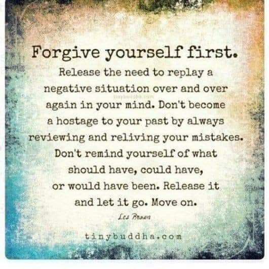 #ForgiveYourself 
#ITSOKAY  #Mentalhealth #Selfcare
💙 🌸