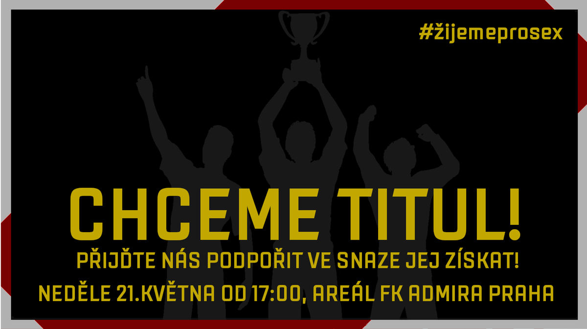 tenMaule's tweet photo. VELKÁ PROSBA FOTBALOVÉHO TWITTERU

Pokud nemáte v neděli odpoledne do čeho píchnout, dorazte na zápas FC Prosex. Po 5 letech existence klubu, vybudovaného doslova z ničeho, může Prosex vyhrát III. pražskou třídu. Z nedělního mače mu k tomu stačí bod.

RT potěší, účast nadchne. https://t.co/h4SvixEEYK