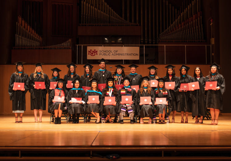 School of Public Administration celebrates graduates! The ceremony marked the end of Public Service Recognition Week. SPA welcomed UNM President Garnett Stokes &amp; keynote speaker U.S. Sen. Ben Ray Lujan. He talked about the value of public service. #UNMSPA
conta.cc/42M8D5F