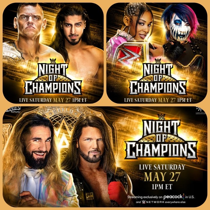 WWE Night Of Champions 2023 is cooking for me 🔥
3 of my Stans are in Title Matches!
@AliWWE @BiancaBelairWWE @AJStylesOrg 
#WWENOC #wwenightofchampions #NightOfChampions #SaudiArabia #KSA #Wrestling #BiancaBelair #AJStyles #AliWWE #Ali_WWE #PHENOMENAL #ESTofWWE