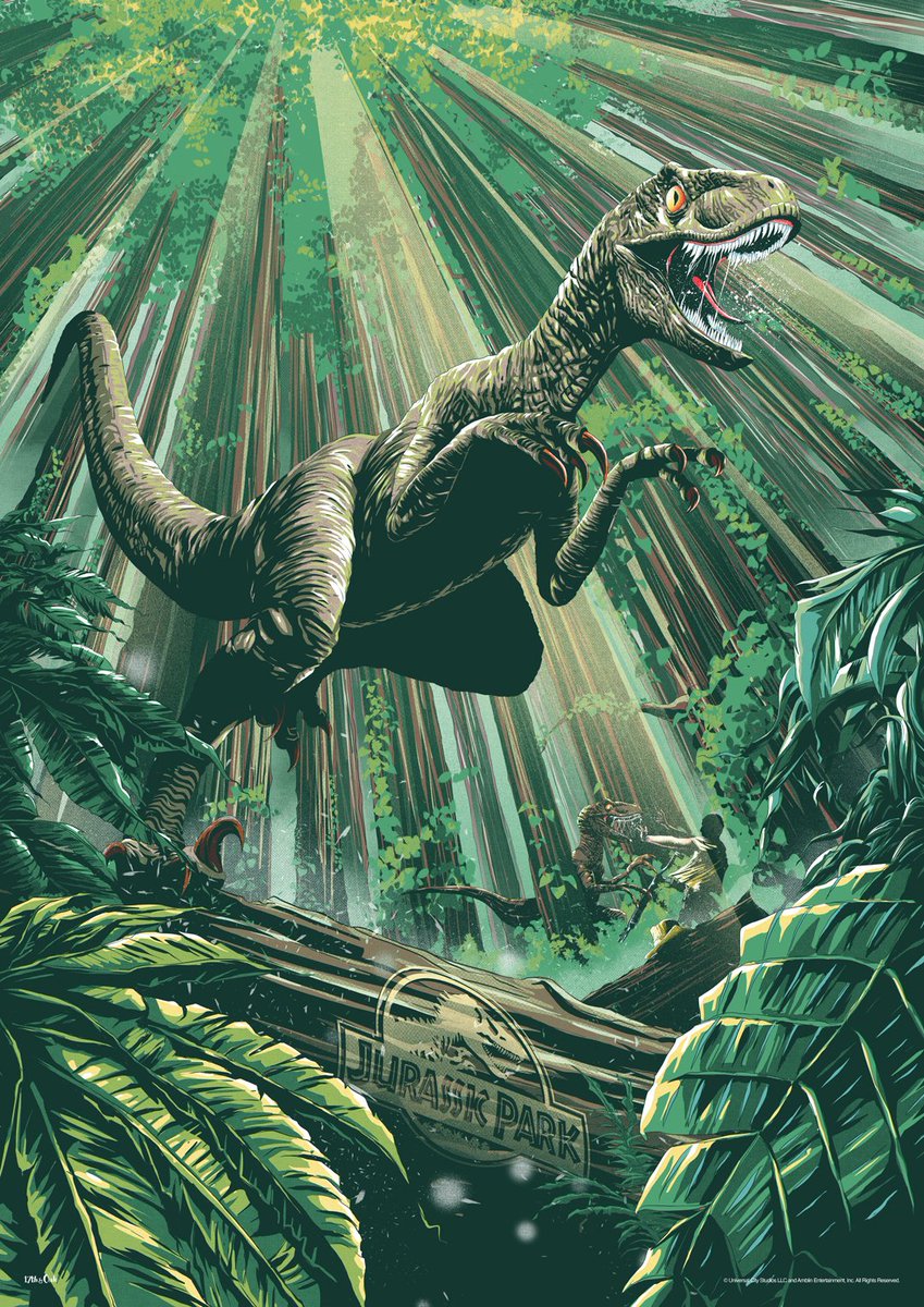 New Official #JurassicPark #Art #Prints now available!

To celebrate 30 years of the greatest #dinosaur #movie around, I’ve created 2 #raptor prints!

#LimitedEdition run of only 100.

Officially licensed by <a href="/UniversalPics/">Universal Pictures</a>

17thandoak.com/shop