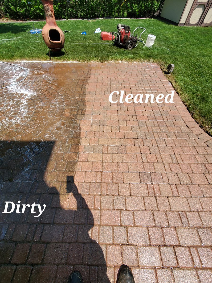 EandSPowerWash's tweet photo. Patio surface cleaning/washing in Livonia, Michigan @Everyone #BeforeandAfter #Fyp #ForYourPage #ForEveryone #MyPage #Viral #Patio #PatioWash #PatioSurfaceCleanig #PatioWashing #SurfaceCleaning #PowerWash #PowerWashing #PressureWash #PressureWashing #Clean #Cleaning #Cleaned https://t.co/RMmNMyelTL