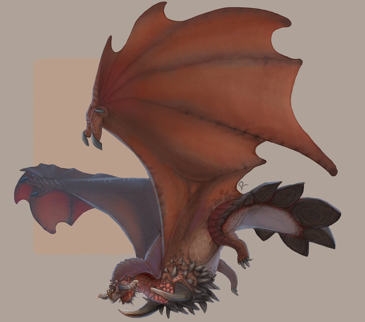 A_RTito's tweet image. “Soaring through the sky... the largest dragon to ever take flight: The mighty Shuckbelly!“
Making this large fella was a TON of fun, really glad with the results! 😁
#Dragon #dragons #dragondesign #creaturedesign #digitalart #artistsontwitter #conceptart #digitalpainting