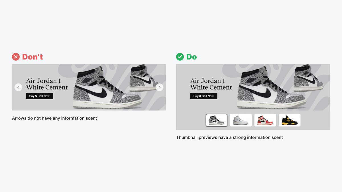 Studies show homepage banner carousels don't get much user engagement. But it's not because carousels are bad, but because the arrows don't carry information scent.

Thumbnail previews have a strong information scent and are better interaction cues to use.