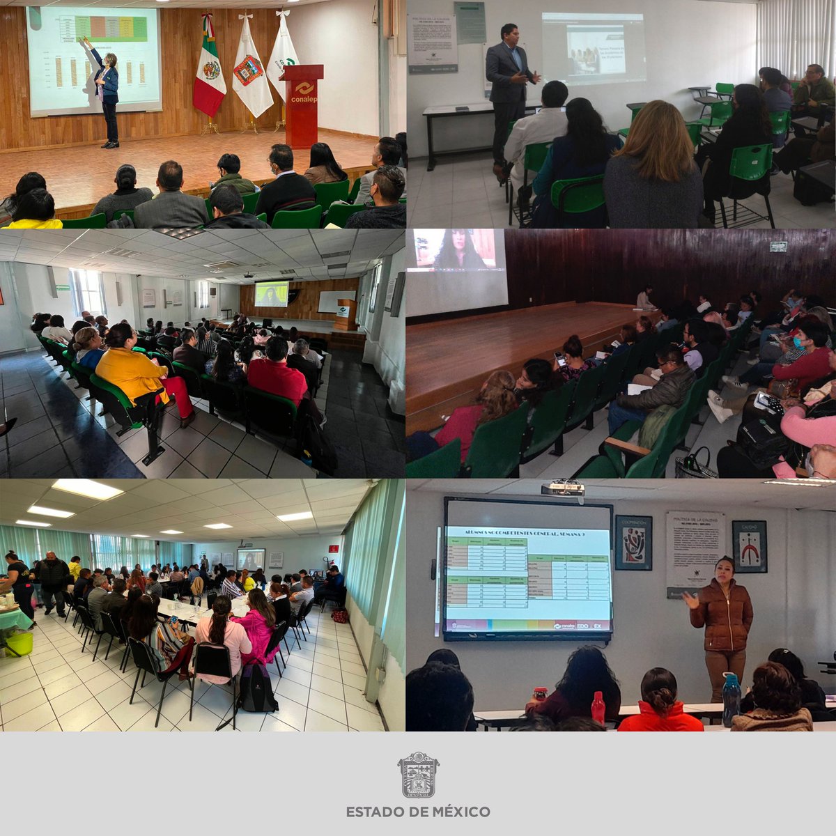 Con el objeto de dar seguimiento a los indicadores académicos y mejorar las estrategias de implementación; La Mtra. Evangelina Varela Figueroa, da inicio a la 3ª reunión de academias de los 39 planteles.
#ApasionadamenteCONALEP