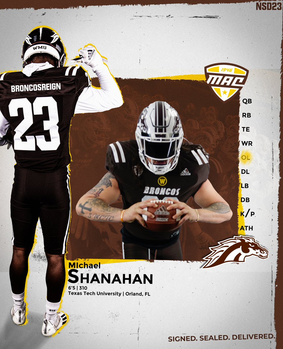 Welcome Michael Shanahan to the #BroncoBrotherhood!

#EAT | #BroncosReign