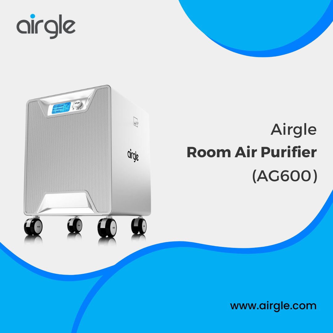 Specially designed to clean small to medium size rooms, it safely removes harmful particles down to 0.003 microns with an efficiency of 99.999%. bit.ly/3InC9Gz #airgle #airgleairpurifiers #AG600 #airqualitytesting #covid #covid19solutions #indoorairquality #airfiltration