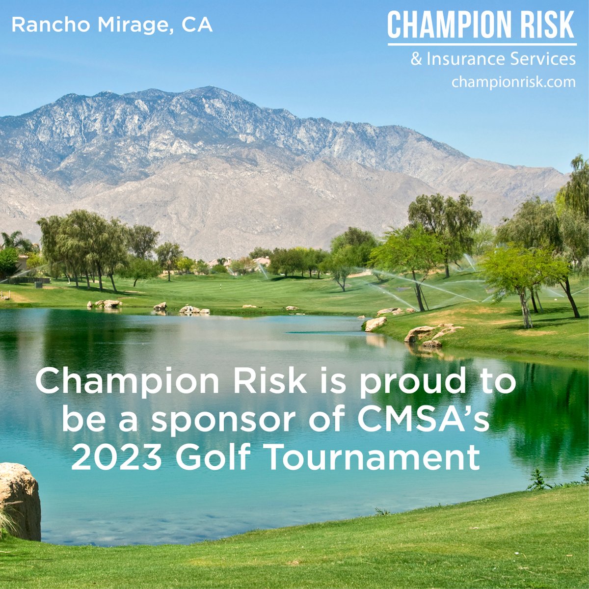 Hope that you're enjoying golf, networking and catching up with California Moving and Storage Association (CMSA) colleagues! Our #championteam would love to talk with you. Come see us at booth 27.  #cmsa #sponsor #silversponsor #movingandstorage #insurancebrokerage