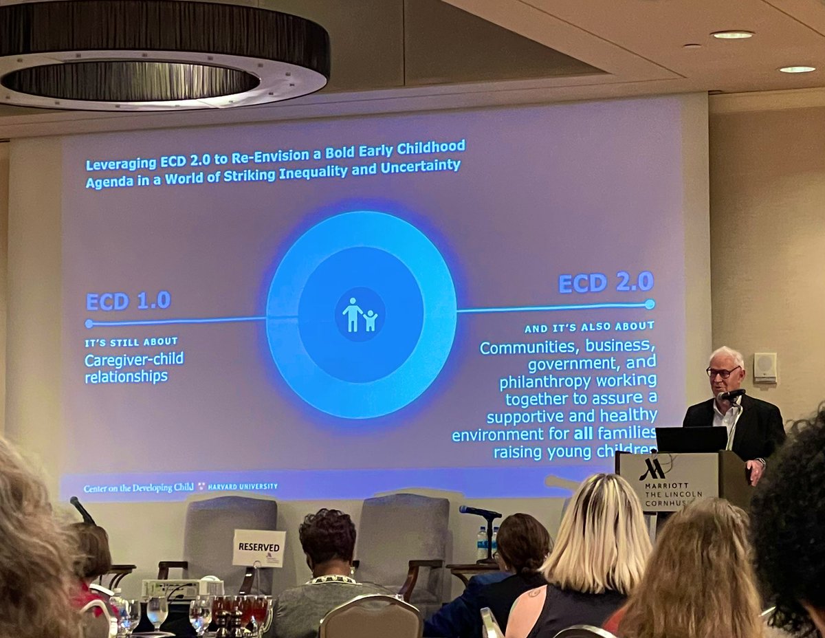 Strongly agree with Dr. Shonkoff that optimism isn’t enough. We need a “bold early childhood agenda” with new strategies &amp; alliances. Also loved <a href="/WalterGilliam/">Walter Gilliam</a>’s point that we need to think systemically about how to weave current services/programs into a wider fabric. #ECE