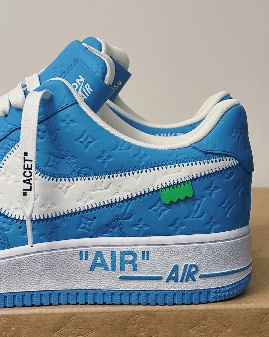 SiteSupply on X: Louis Vuitton x Nike Air Force 1 Low Friends & Family  Blue ✨  / X