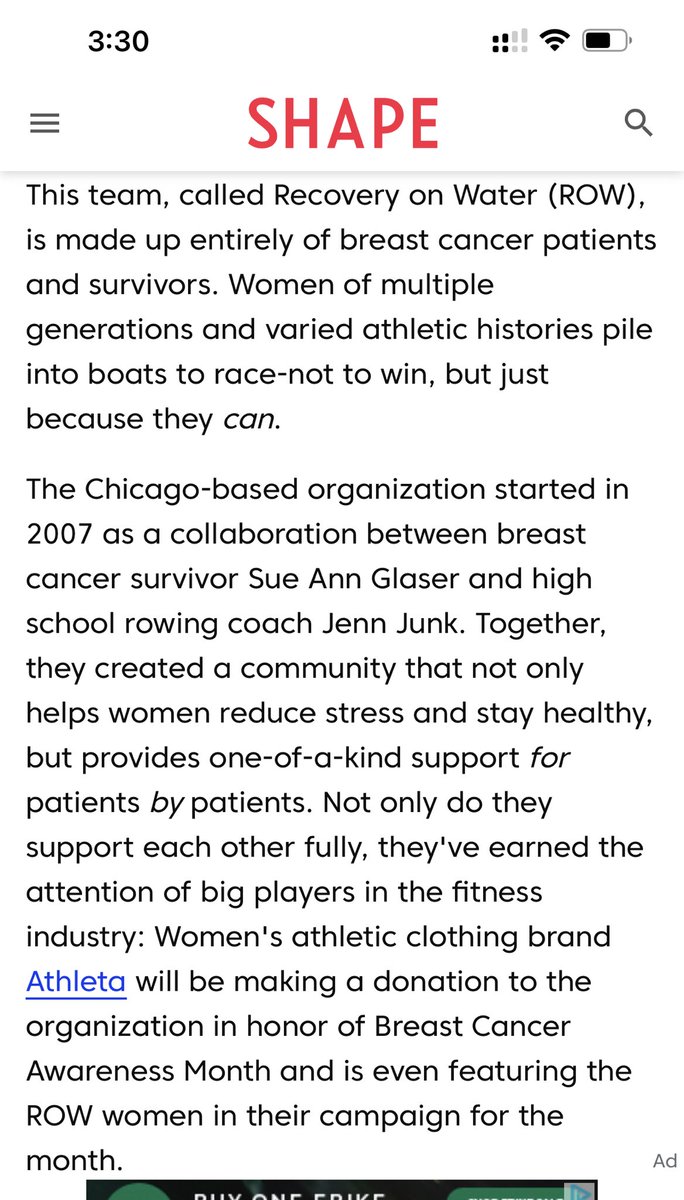 Athleta’s Brand highly BPA Infested Clothes is donating for Breast Cancer Survivors🤨🤨