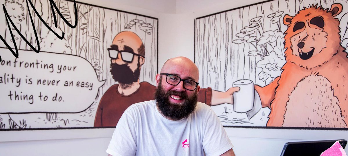 Join us June 12th for the cancer comic book love story @HappyHeadFilm. What would you do if you were told you had a dramatically life-shortening illness when you were 32yrs old? Start making comic books! Tickets are on sale now. bit.ly/42O4bmV 
bit.ly/3IqhQYW