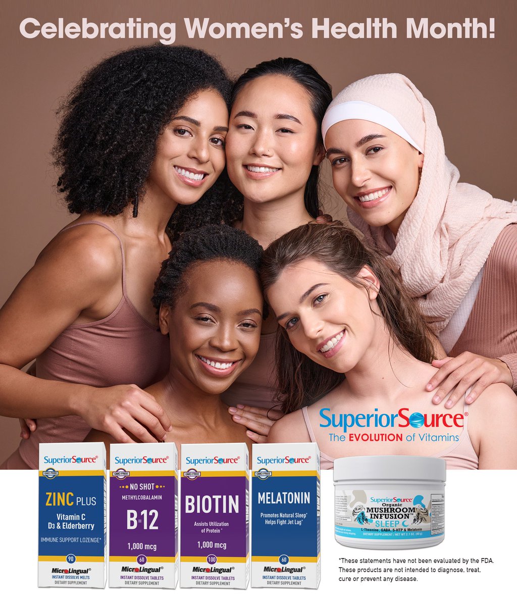 mail4rosey's tweet image. Celebrating Women&apos;s Health Month with an awesome giveaway from @SuperiorSource $75 value! Enter today! mail4rosey.com/2023/05/nation… #SuperiorSourceVitamins #Microlingual #InstantDissolveTablets #WomensHealthMonth