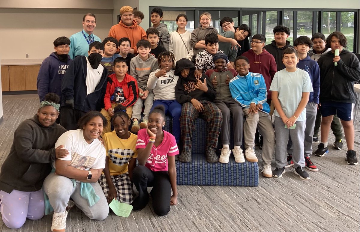 We were proud to welcome incoming students today from ⁦<a href="/OPS_IndianHill/">Indian Hill Elementary</a>⁩ #ForwardTogether