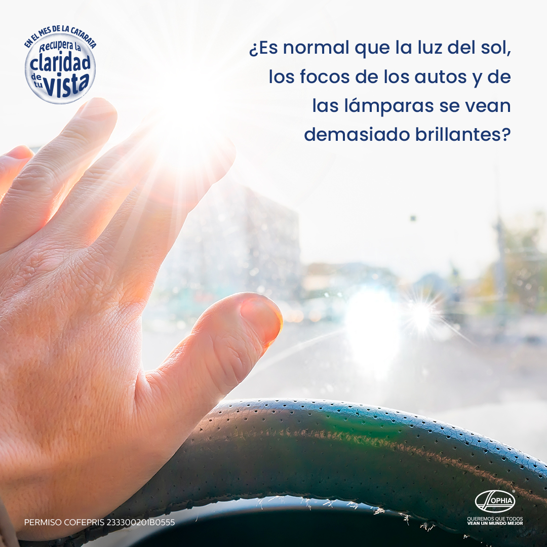 Sophia_Lab_'s tweet photo. Ver las luces demasiado brillantes o una aureola alrededor de ellas, son de las principales señales ante la presencia de una catarata. En este mes, recupera la claridad de tu vista. https://t.co/awiwqcGlXX