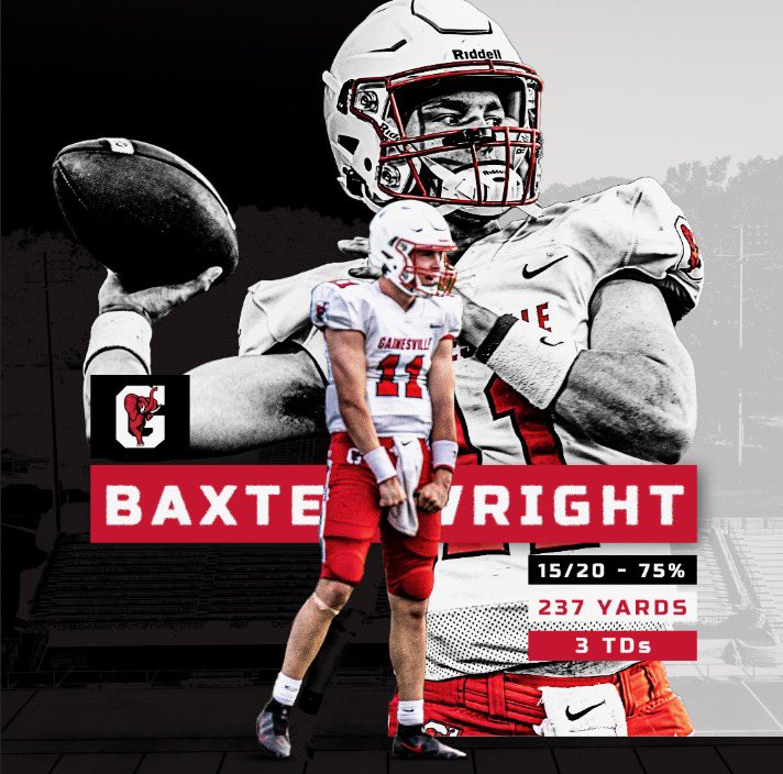 Since coming off last years STATE CHAMPIONSHIP GAME, QB1 is picking up right where he left off 💪🏾

Impressive first half of 🏈 last night 💯 @BaxterWr11 

#Chas1ngBest    |    #NoOpt1ons