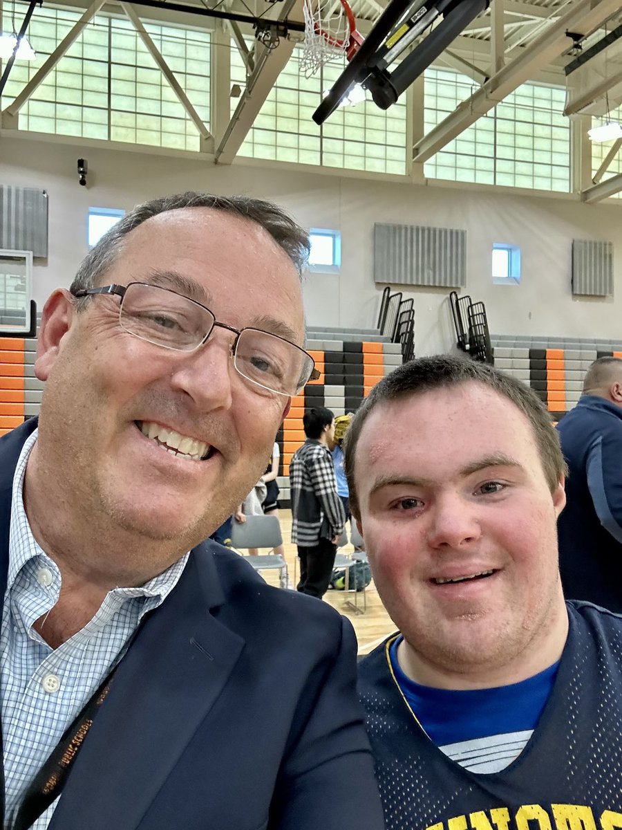 LHS graduate Drew Crowley's Dad (and Woburn Supt.) with his best buddy! I will never forget Drew's speech last year at LABBB graduation! The love between these two is real! ♥️ Two terrific guys and so proud that Drew's going to work at #LABBB this summer! #Way2GoCrowleys !