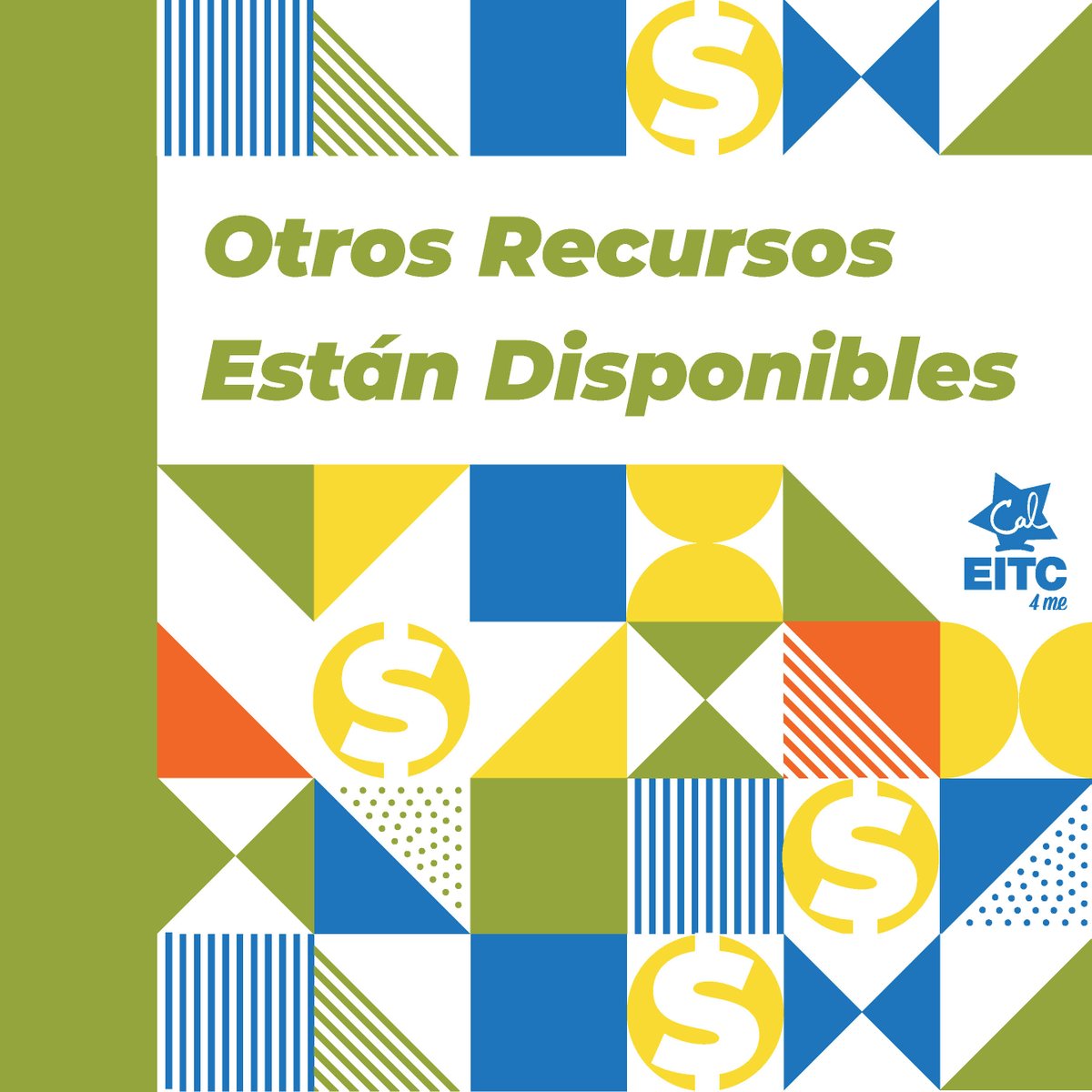 VentanillaFin's tweet photo. Esta temporada de impuestos, ¿calificaste para el Crédito Tributario para Niños Pequeños y/o el Crédito Tributario por Ingreso del Trabajo de California? ¡Entonces probablemente califiques para otros recursos en California! https://t.co/zZwvpS5Qq6
@CalEITC4Me https://t.co/GiDsQOeCdv