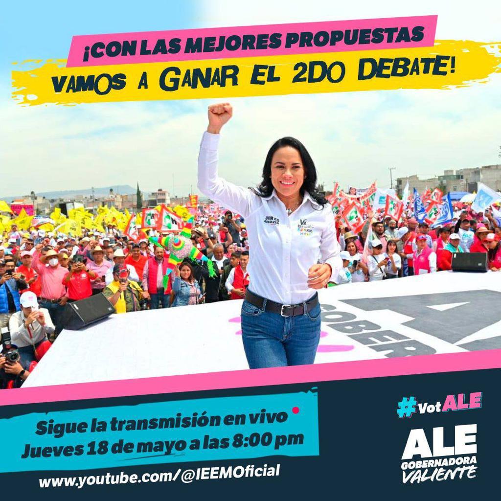 AnaLiliaHerrera's tweet photo. En el segundo #DebateEdoMéx #ComparaYElige las mejores propuestas que tiene nuestra próxima gobernadora @AlejandraDMV, en materia de:
➡️Seguridad y justicia
➡️Economía y empleo
➡️Educación
➡️Medio ambiente
¡Vámonos con #AleAlDebate!
🔗https://t.co/1hufiRtohR
#VotALE 🗳️ https://t.co/9RlDtmgfCY