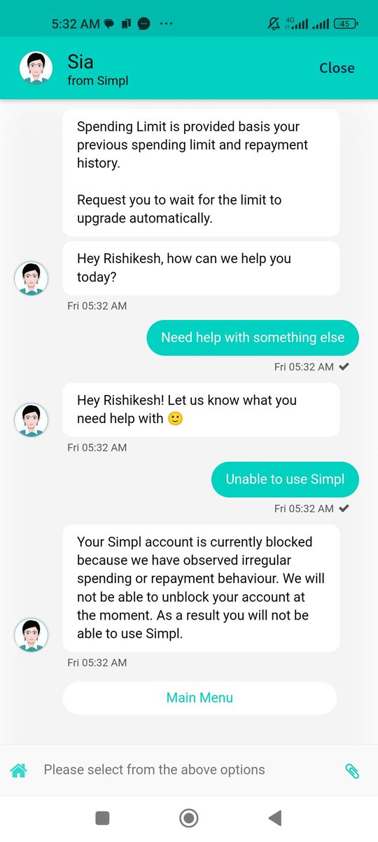 Ek bar bol ne se nehi hoga  Nehi dehna tha to diya kiw 1 transaction kiya trun Block kar diya Gatiya Service nehi chahiye Cibil Se Delete kar jaldi Gali Khane ka Maan kar raha he to Bol dena <a href="/nsharma0813/">Nitya Sharma | Simpl</a> @getsimpl <a href="/CIBIL_Official/">CIBIL</a>