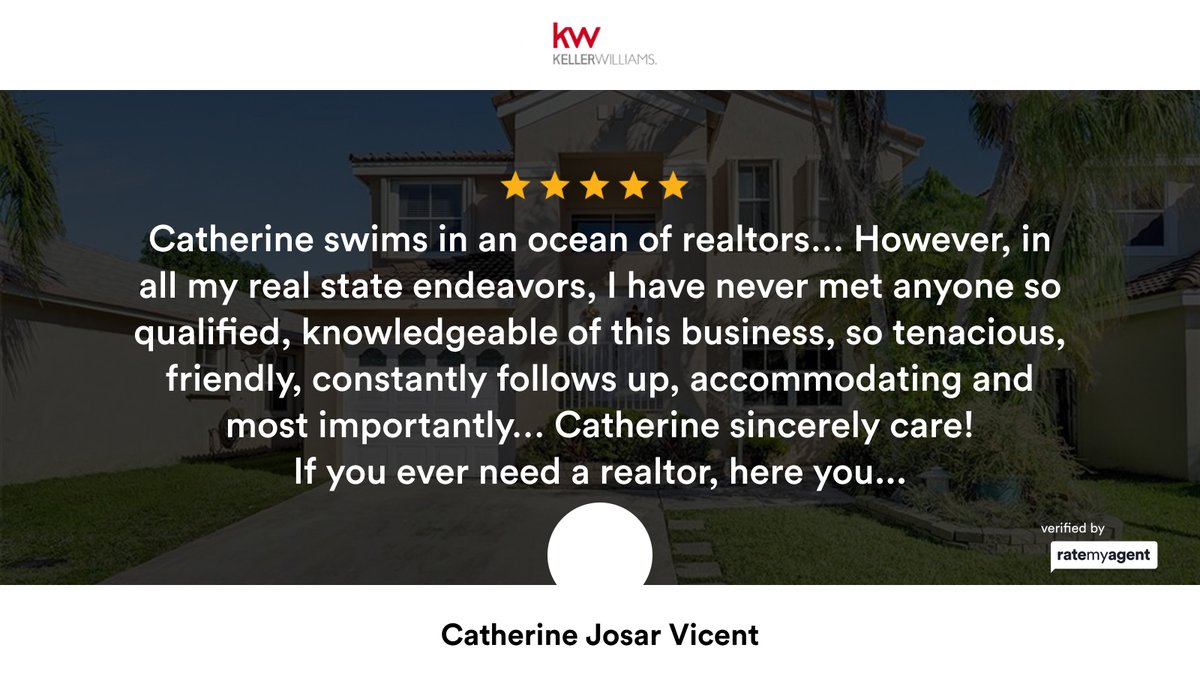 cjvicent's tweet photo. My latest RateMyAgent review in Margate.

https://t.co/ZcDINVZFHP

...
#ratemyagent #realestate #Keller_Williams_Realty_CS https://t.co/k5F7izZzfh