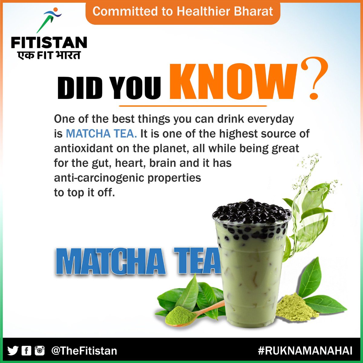 Why you should drink Matcha Tea ?

#HealthyFood #ChaiParCharcha