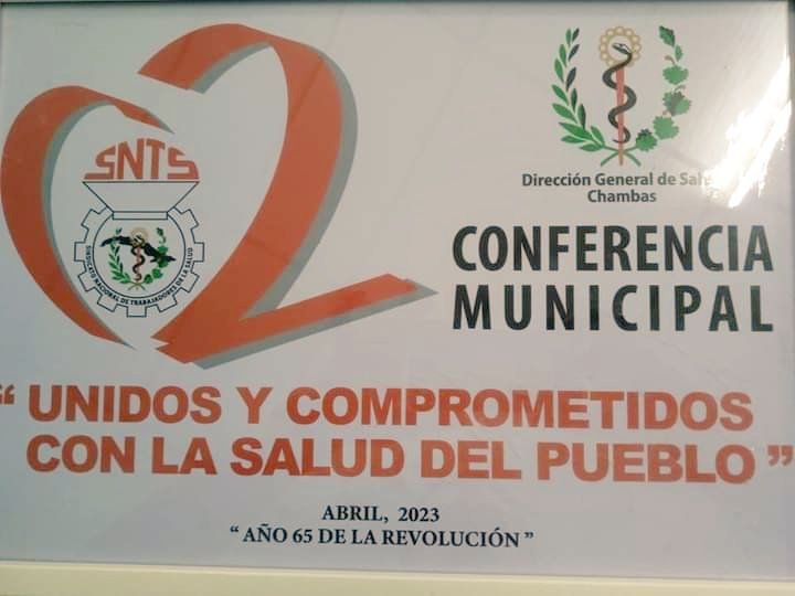 yuslayvis's tweet photo. Fructífero y profundo intercambio con delegados a la Segunda Conferencia del Sindicato de la Salud en Chambas, sobre todo, un escenario donde apreciamos mucho compromiso con la Revolución y la salud del pueblo. Felicidades!!! #LatirAvileño #LatirXUn26DeVictorias #CubaPorLaVida https://t.co/tMmcwAjXe4