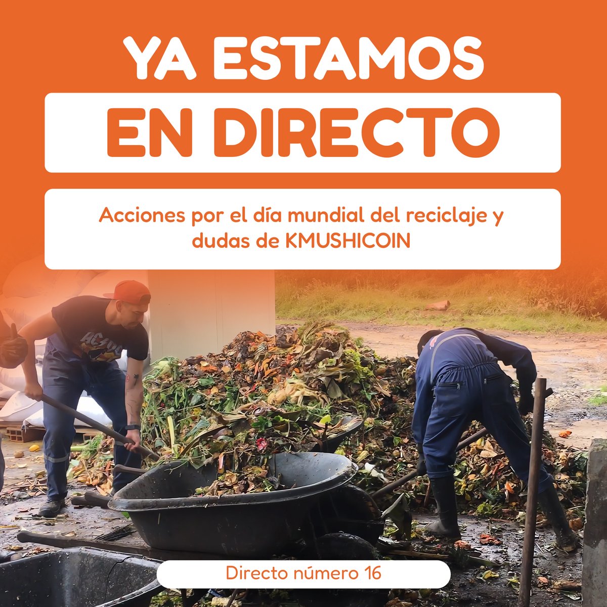 vivaktv's tweet photo. ¡Ya estamos en directo! 🔴
Acciones por el #DíaMundialDelReciclaje y dudas sobre #Kmushicoin. ¡No te lo pierdas!

Directo: https://t.co/qx2yXrl8Sy https://t.co/9d1qFfnvAi