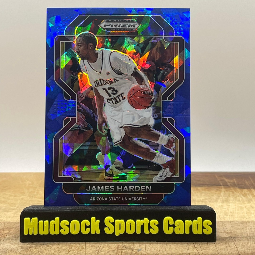 JAMES HARDEN - Prizm Draft Picks - Blue Cracked Ice

ebay.com/itm/2662391831…

#HereTheyCome #sportcards #whodoyoucollect #thehobby #tradingcards #basketballcards #paniniamerica
#sportscardsforsale #eBay #cardcollecting #Sixers