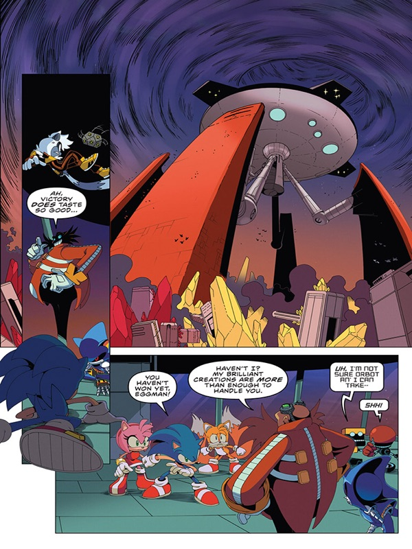 Preview page for Sonic The Hedgehog #61 

#IDWSonic #Sonic #SonicTheHedgehog