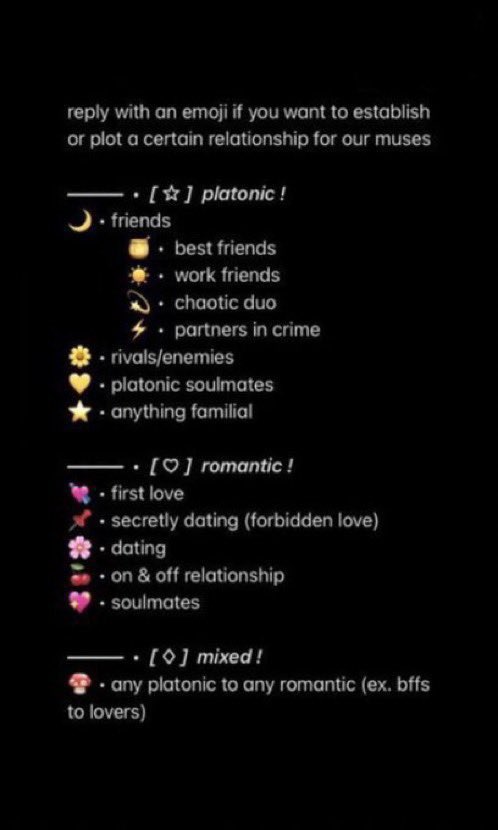 / / permanent interaction call !

like if it's okay for atlas to interact with you 

comment an emoji for a specific relationship with him !! rt to spread.