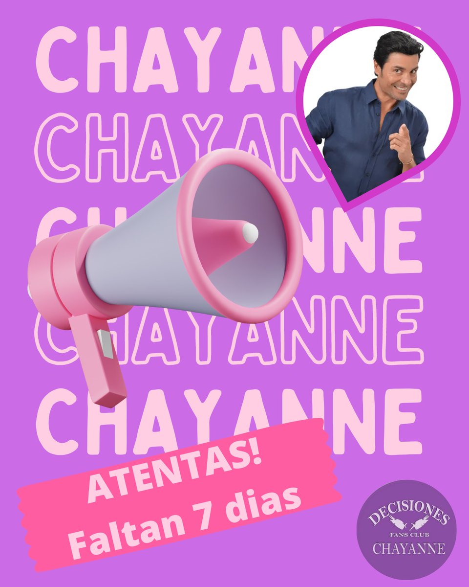 Anacampos170972's tweet photo. 💃💃 CHAYANNE 💜💜
#ComoTuYYo
#NewSingle
#VuelveChayanne
#ChayanneNosUne
#Chayanneras
#QueremosGira
Sony Music Centroamerica 
#Decisionesfansclub Decisiones Costa Rica 
🇦🇷🇪🇨🇨🇷🇺🇾🇵🇪🇨🇱🇸🇻 https://t.co/SFgAZ8ev32