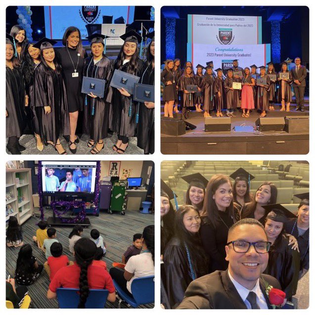 Congratulations to our Eiland graduates! Parent University Graduation~Class of 2023~🎉🎓🐬 Thank you to our amazing Family/School Liaison @olmo_lisbeth for leading the way! @EilandKISD @FamilyKisd #EilandFamily