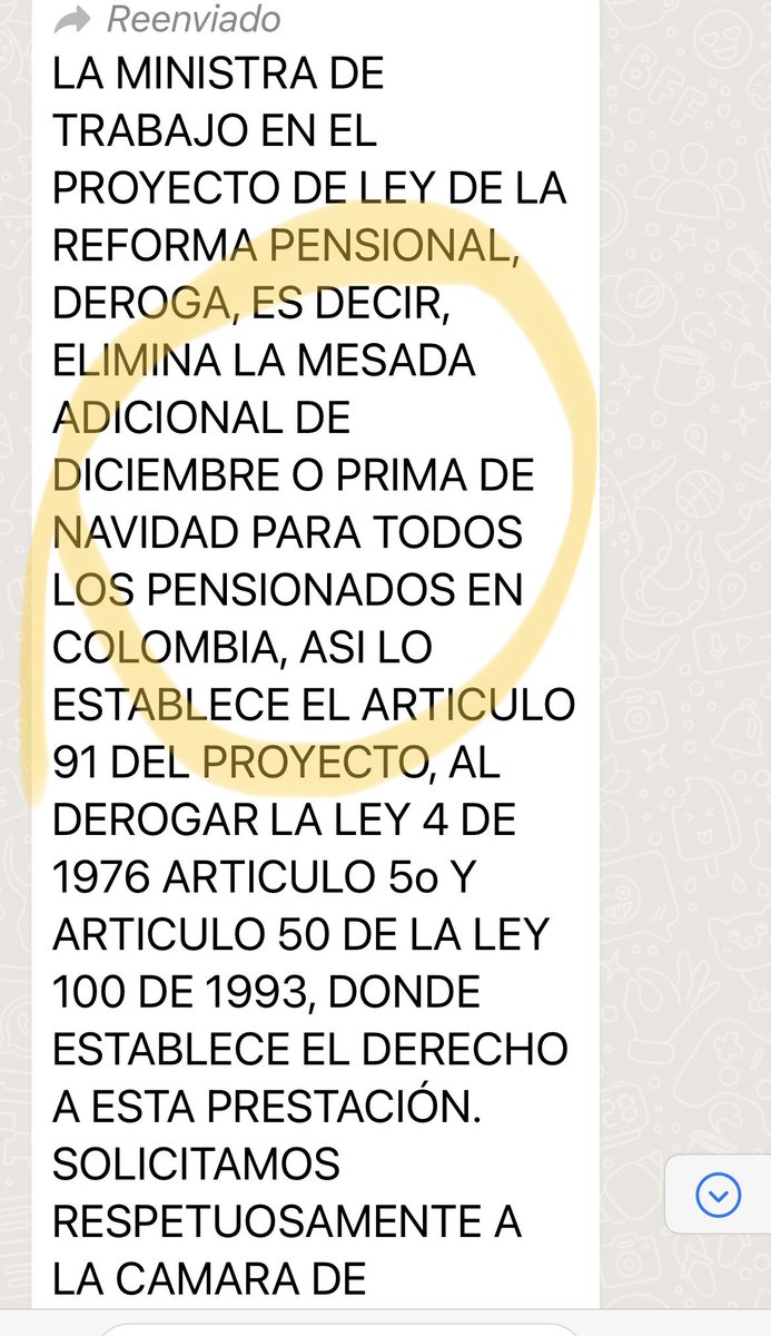 La reforma pensional quita la mesada doble de diciembre??